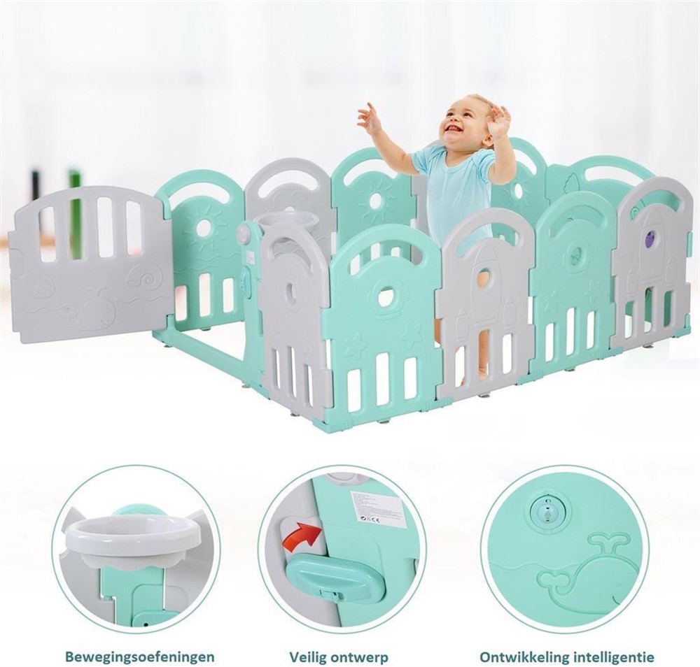 grondboxen van hout of kunststof | playpens | grote voorraad | speciaal4kids - Afbeelding 3
