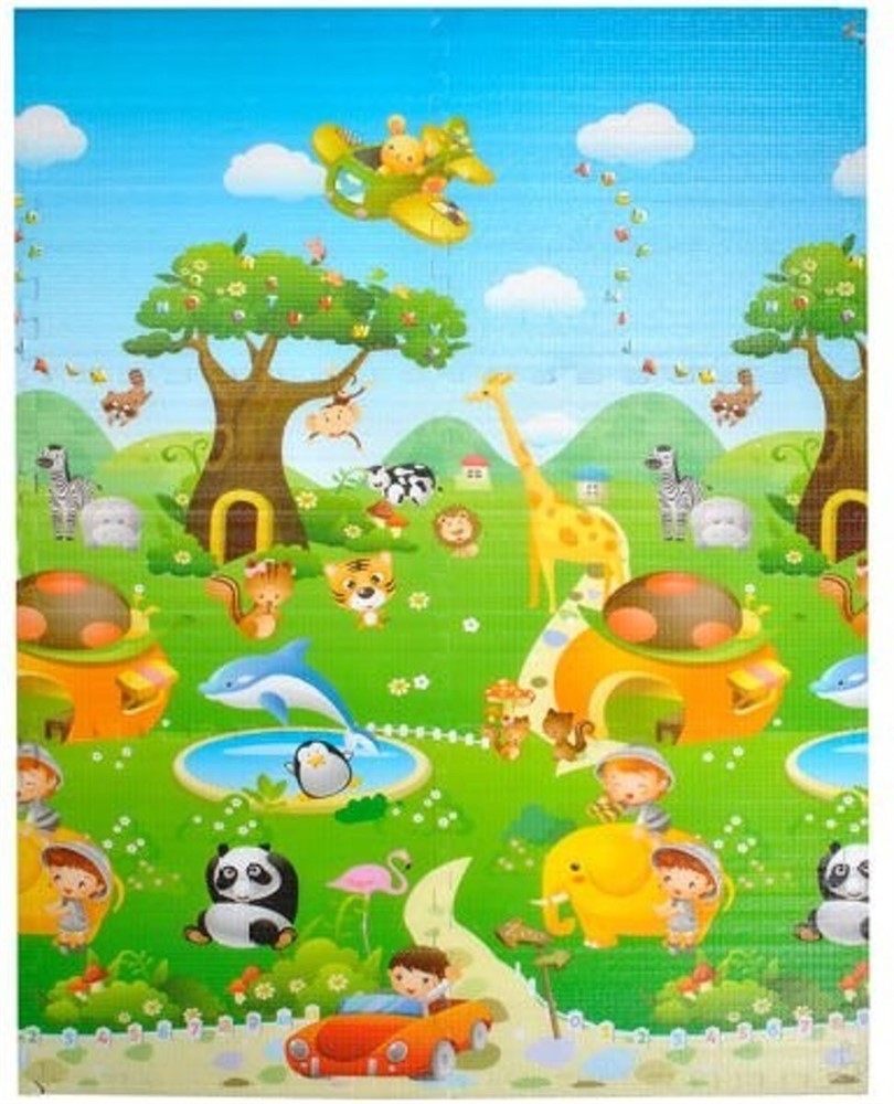 Puzzelmat dierentuin met dikke tegels - nr. 1