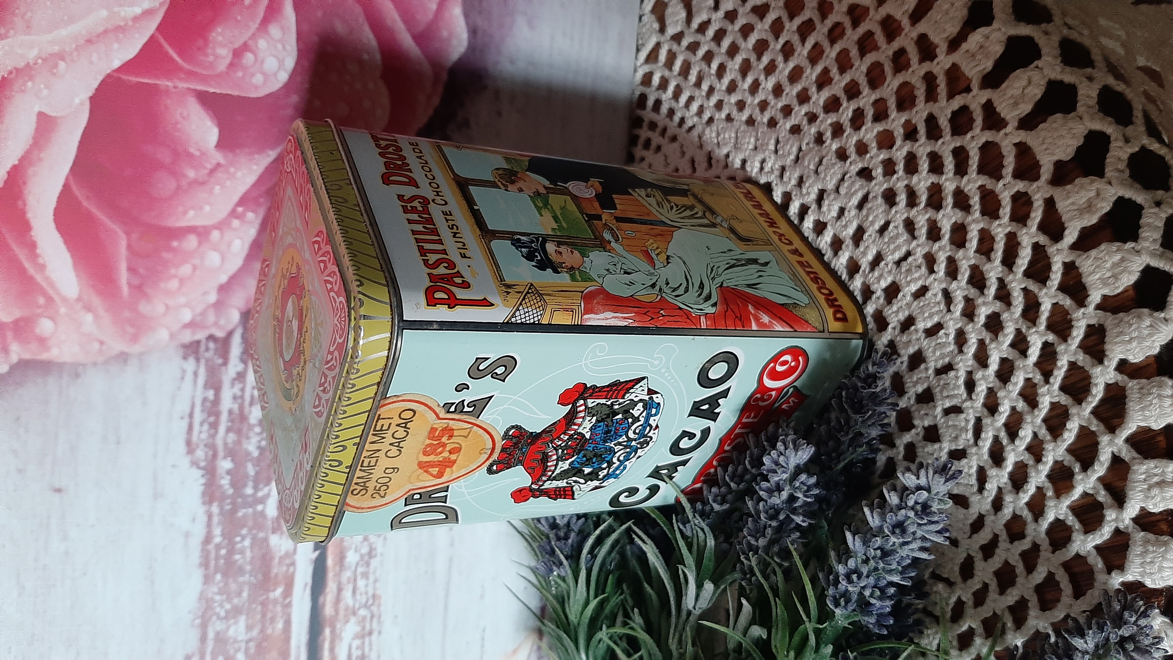 Blikje van Droste Cacao 250 gram - Afbeelding 3