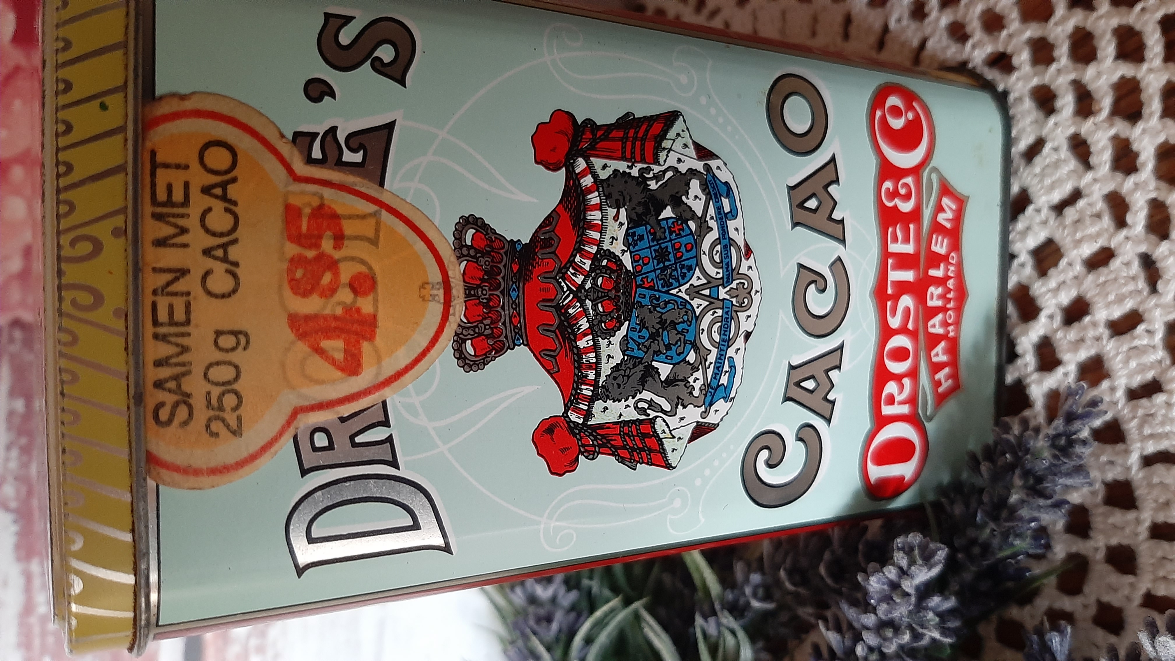 Blikje van Droste Cacao 250 gram - Afbeelding 5