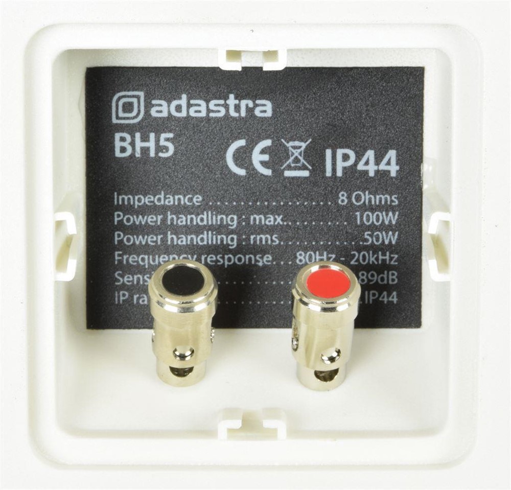 Adastra BH5-W binnen of buiten speakers 2 x 100 Watt Max - Afbeelding 3