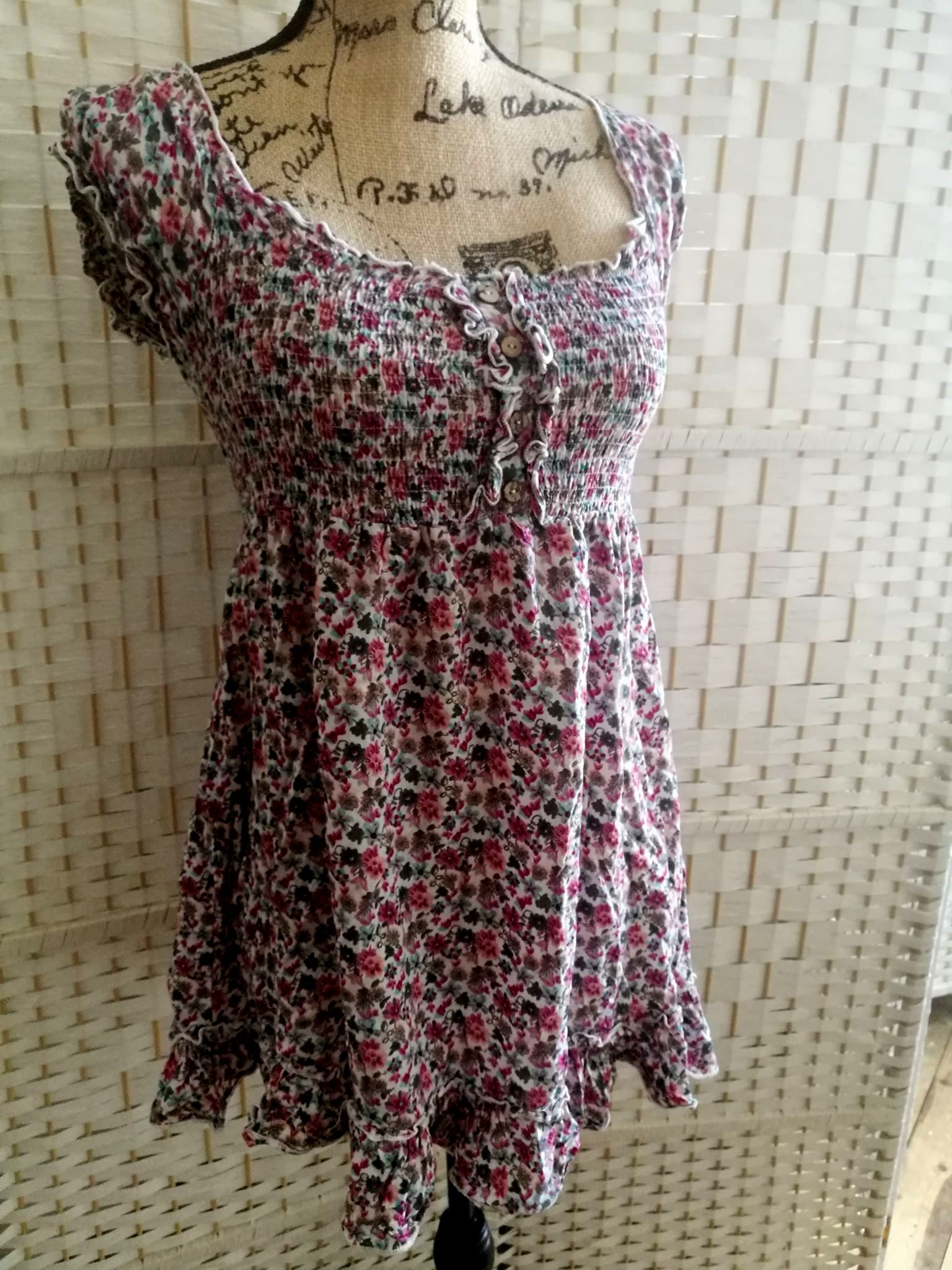 DIDI bloemetjes tuniek stretch