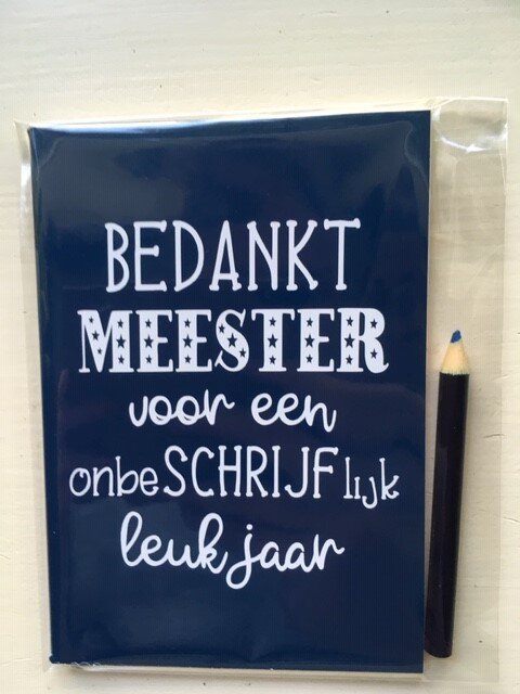 notitieboekje thema; afscheid / afscheidscadeautje voor de juf & meester - Afbeelding 6
