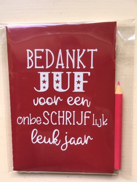 notitieboekje thema; afscheid / afscheidscadeautje voor de juf & meester - Afbeelding 7