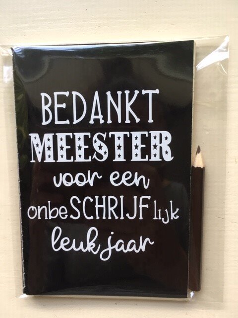 notitieboekje thema; afscheid / afscheidscadeautje voor de juf & meester - Afbeelding 8