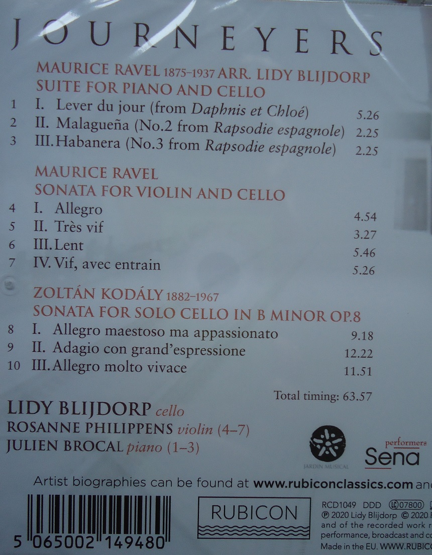 Te koop nieuwe originele CD "Journeyers" van Lidy Blijdorp. - Afbeelding 2