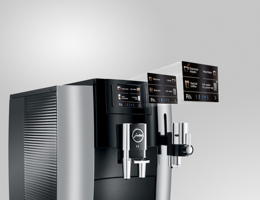 JURA E8 Chrome Koffiemachine - Afbeelding 4