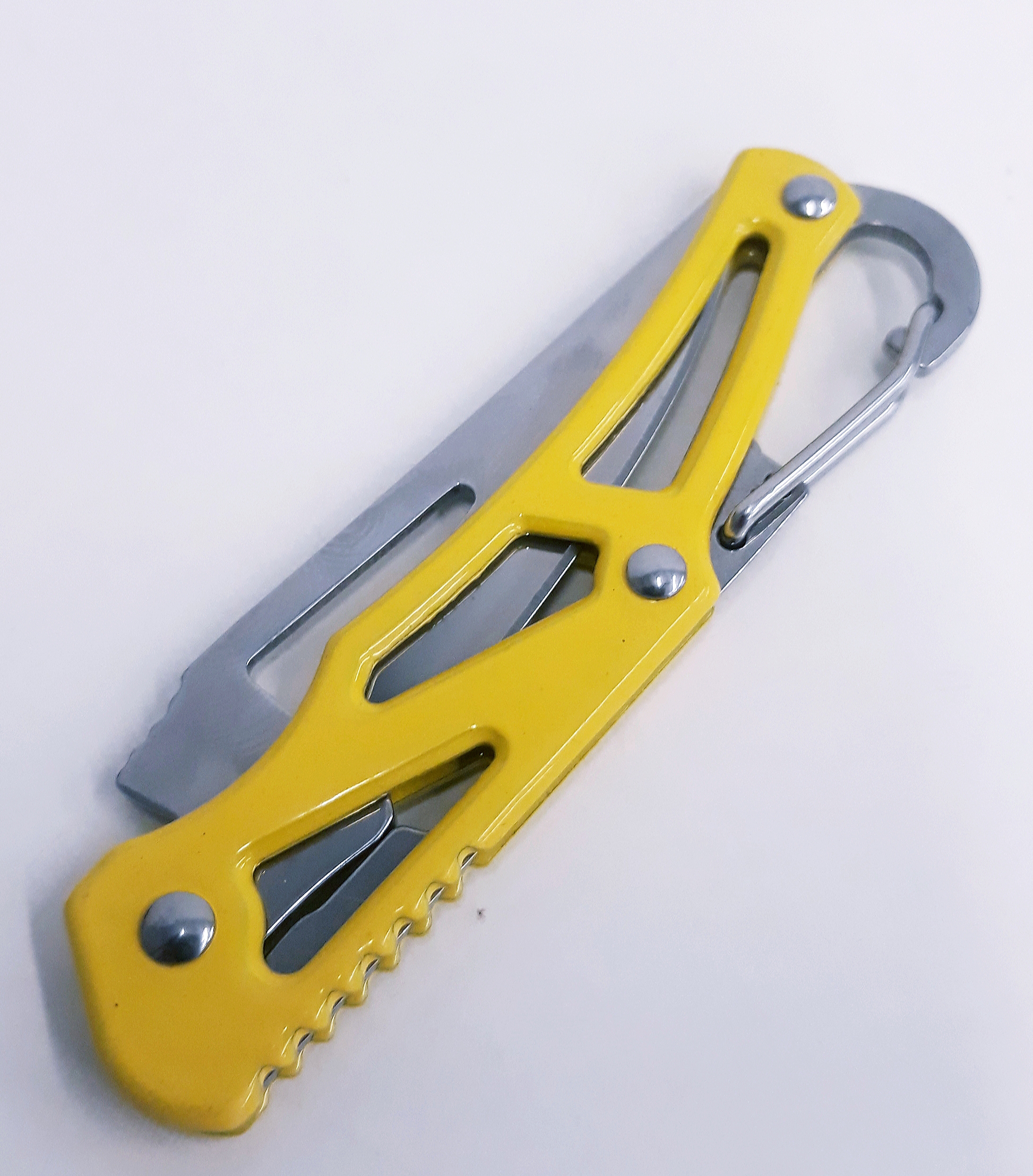 M06 Geel Compact sleutelhanger zakmes - Afbeelding 6