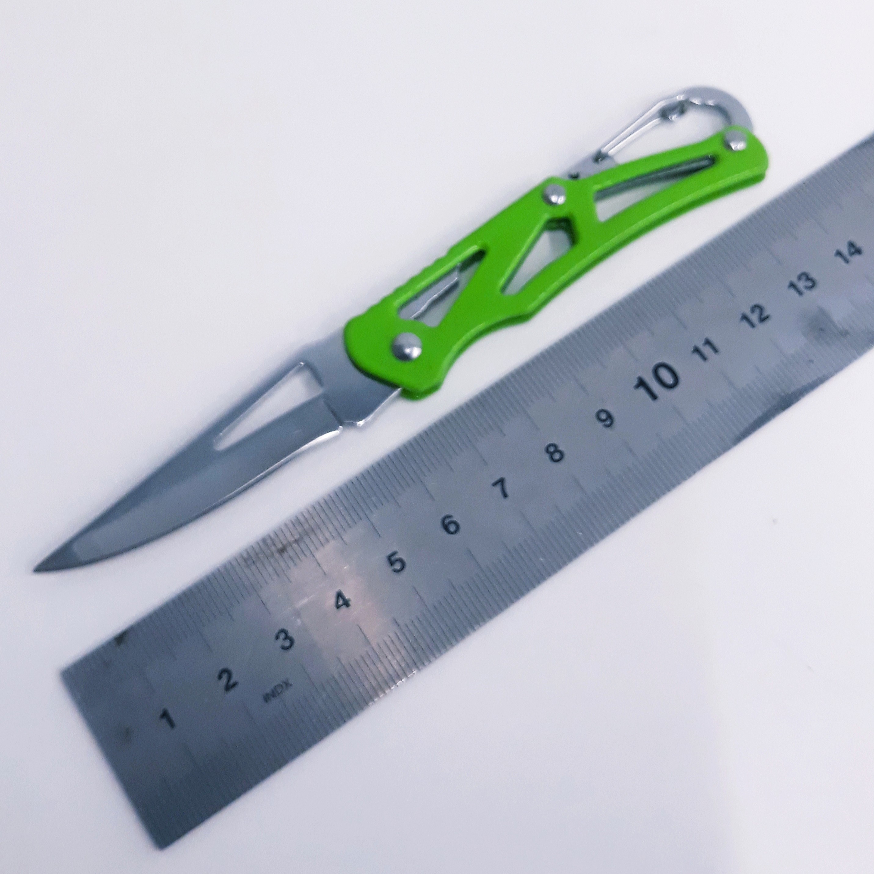 M06 Groen Compact sleutelhanger zakmes - Afbeelding 3
