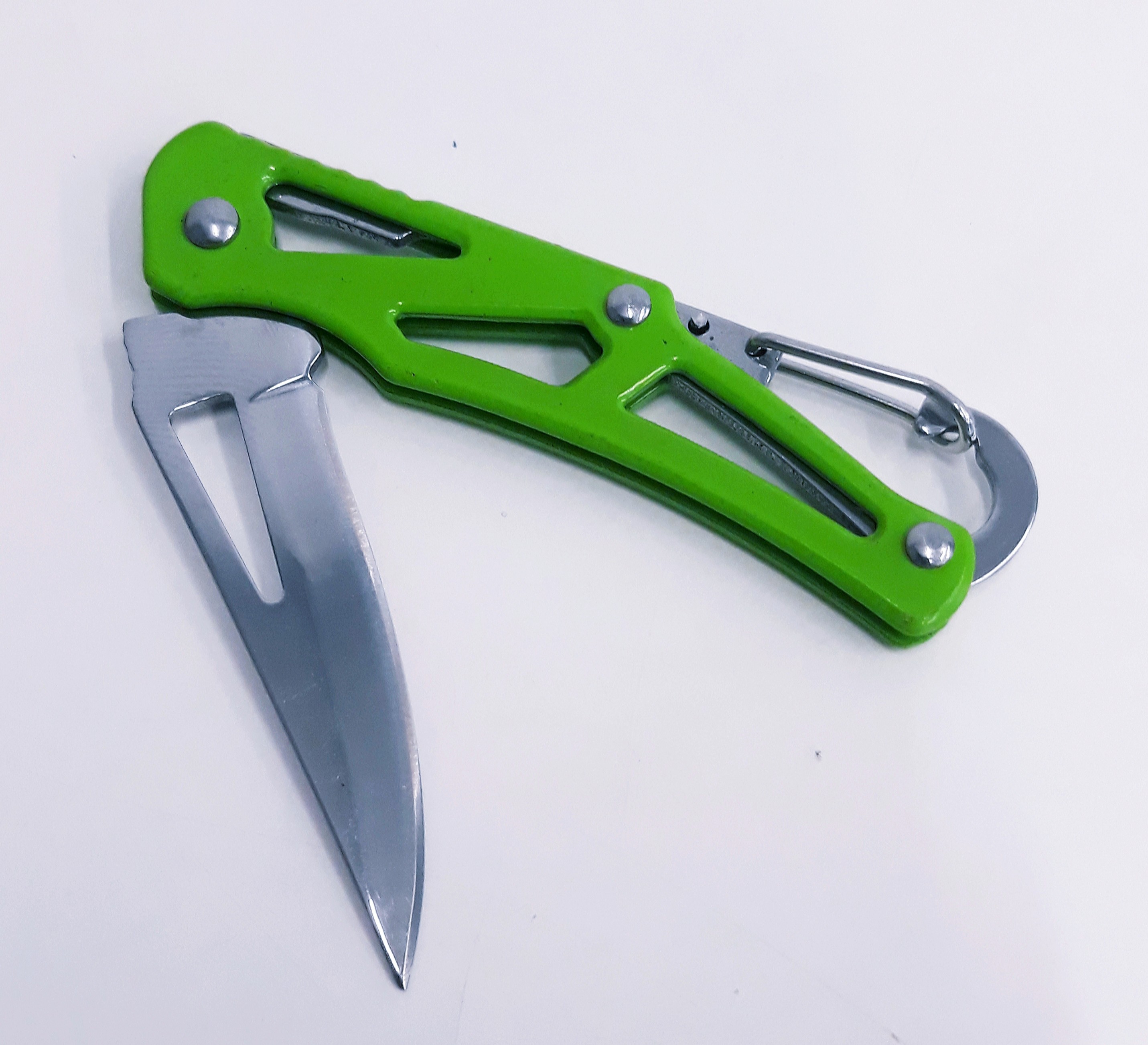 M06 Groen Compact sleutelhanger zakmes - Afbeelding 5