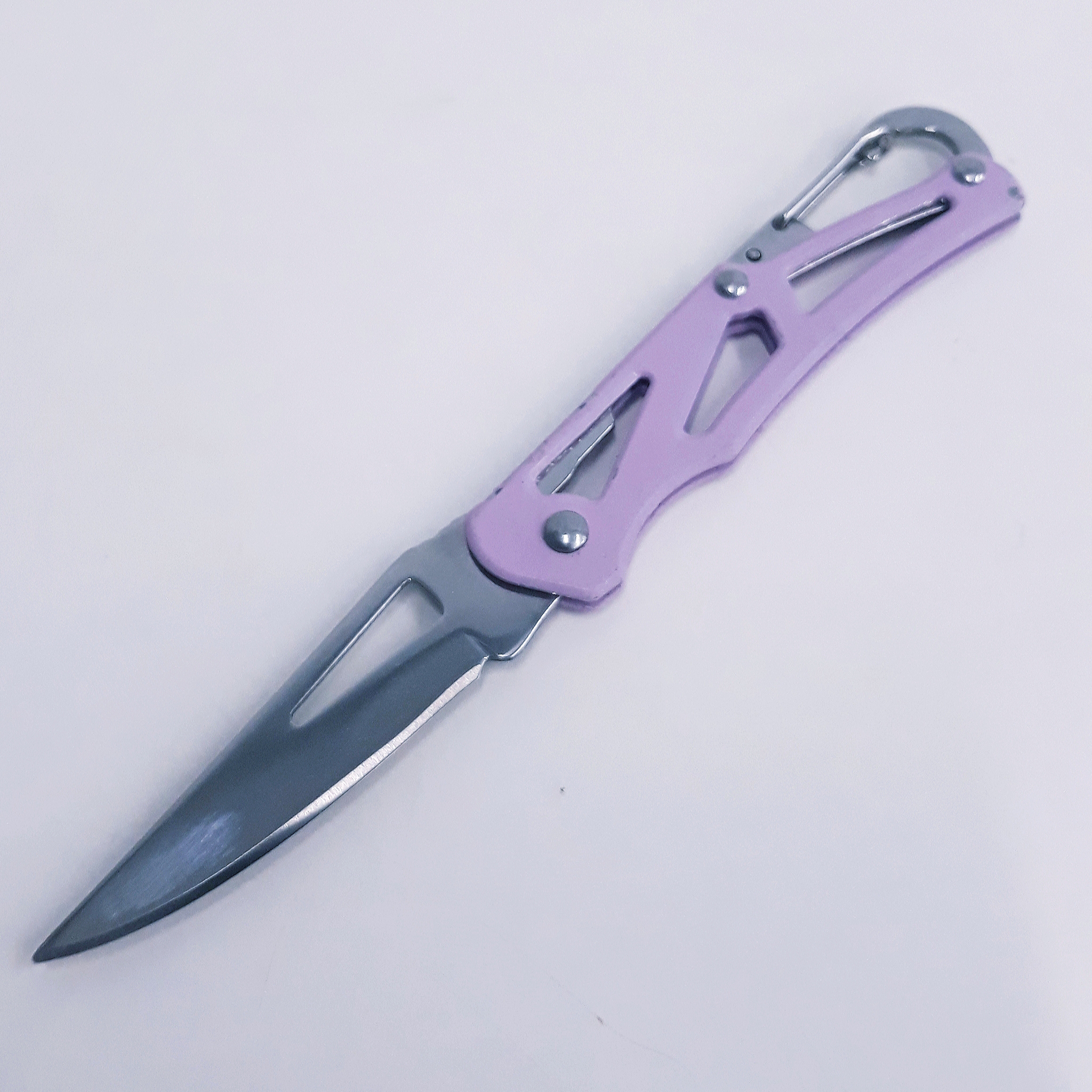 M06 Lila Compact sleutelhanger zakmes - nr. 1