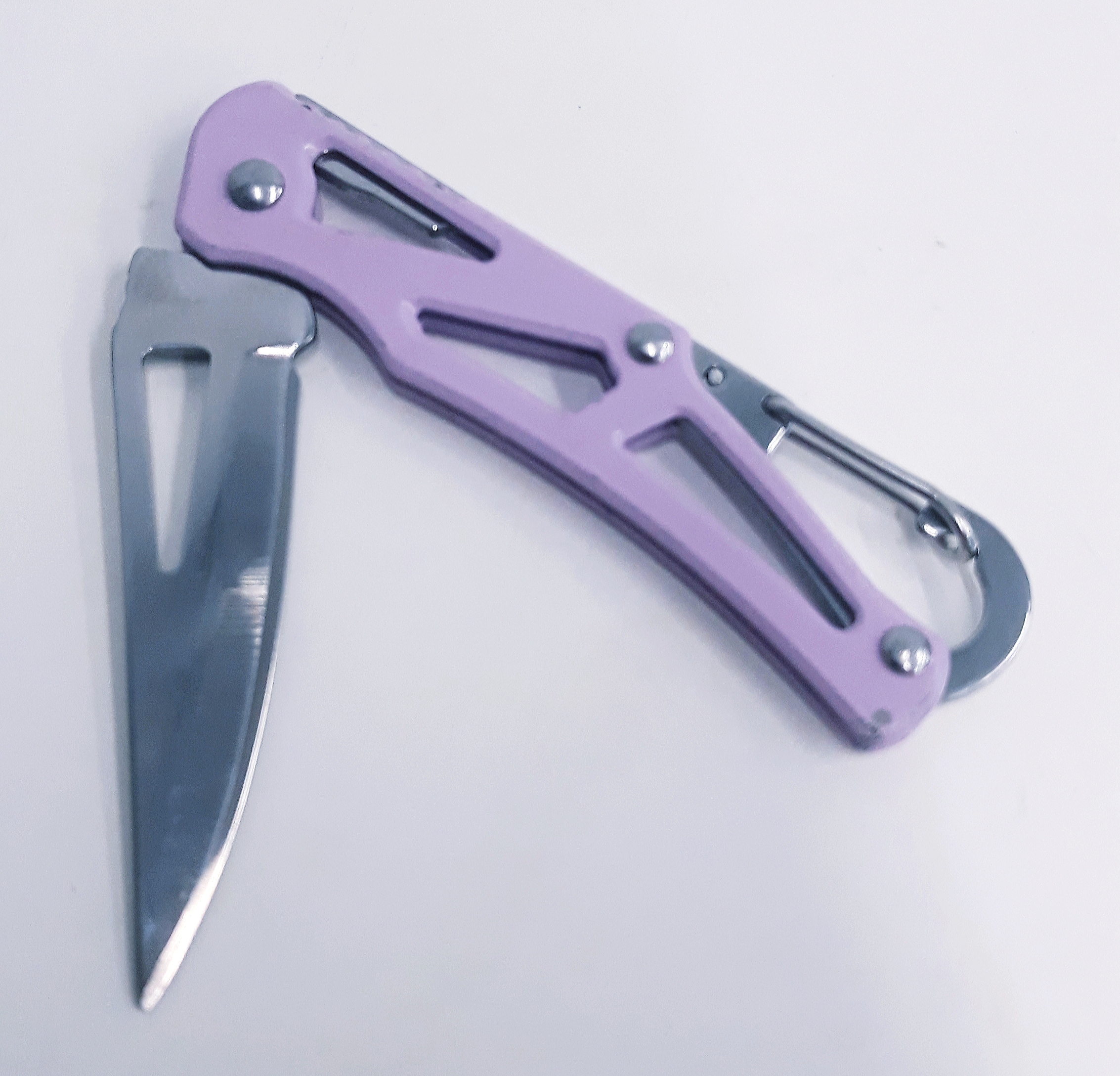 M06 Lila Compact sleutelhanger zakmes - Afbeelding 5