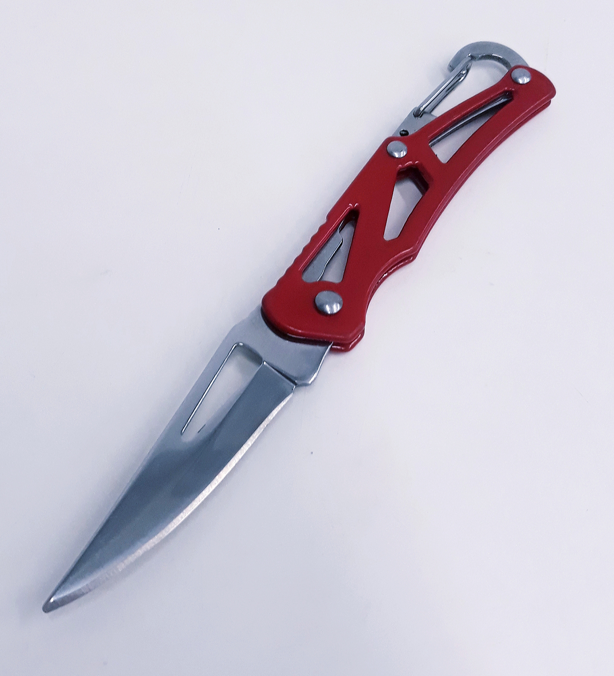 M06 Rood Compact sleutelhanger zakmes - nr. 1