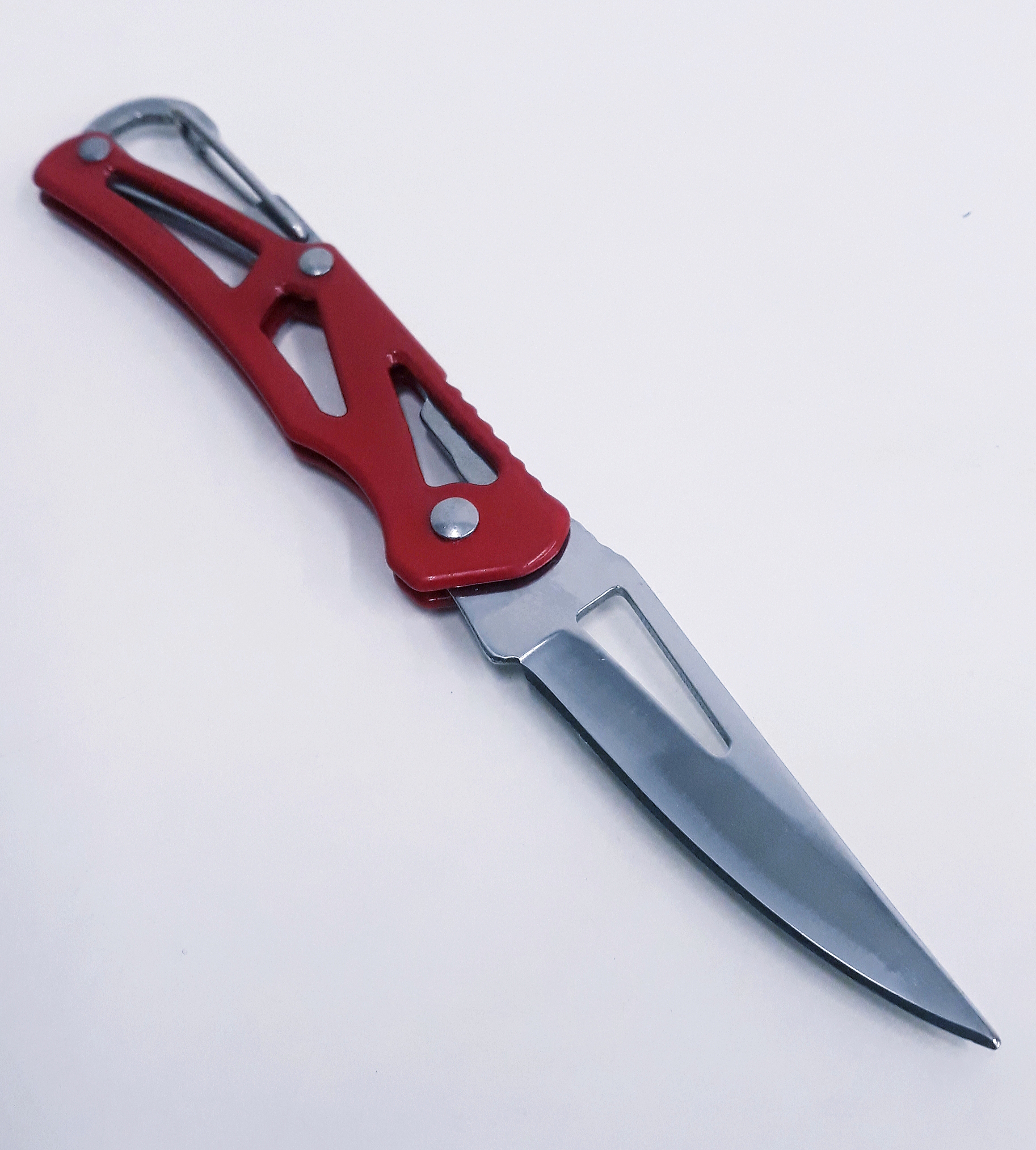M06 Rood Compact sleutelhanger zakmes - Afbeelding 4