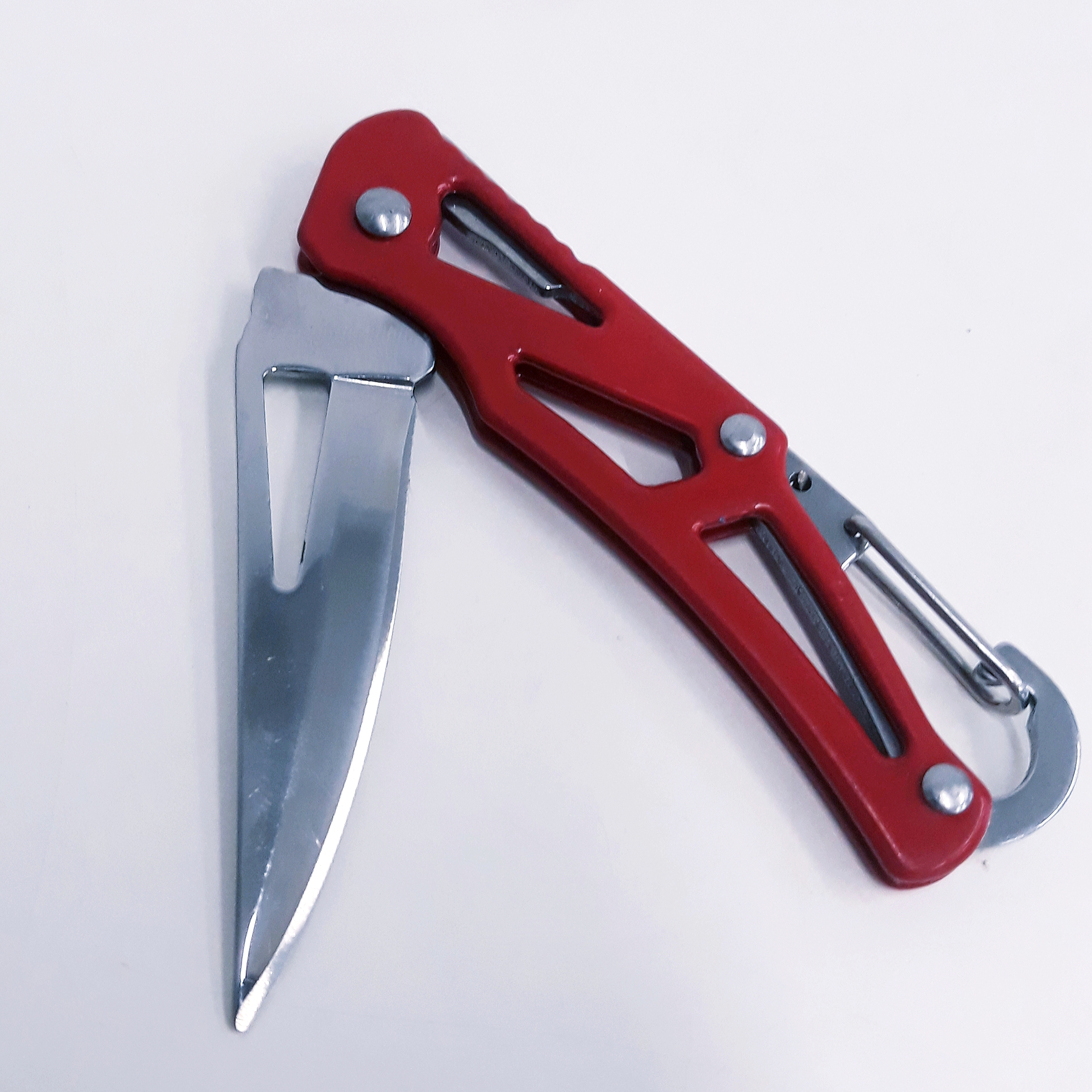 M06 Rood Compact sleutelhanger zakmes - Afbeelding 5