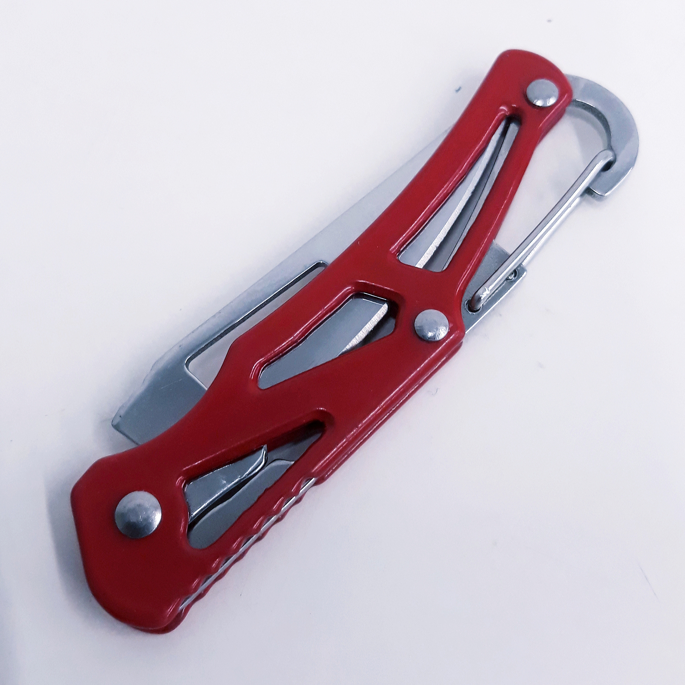 M06 Rood Compact sleutelhanger zakmes - Afbeelding 6