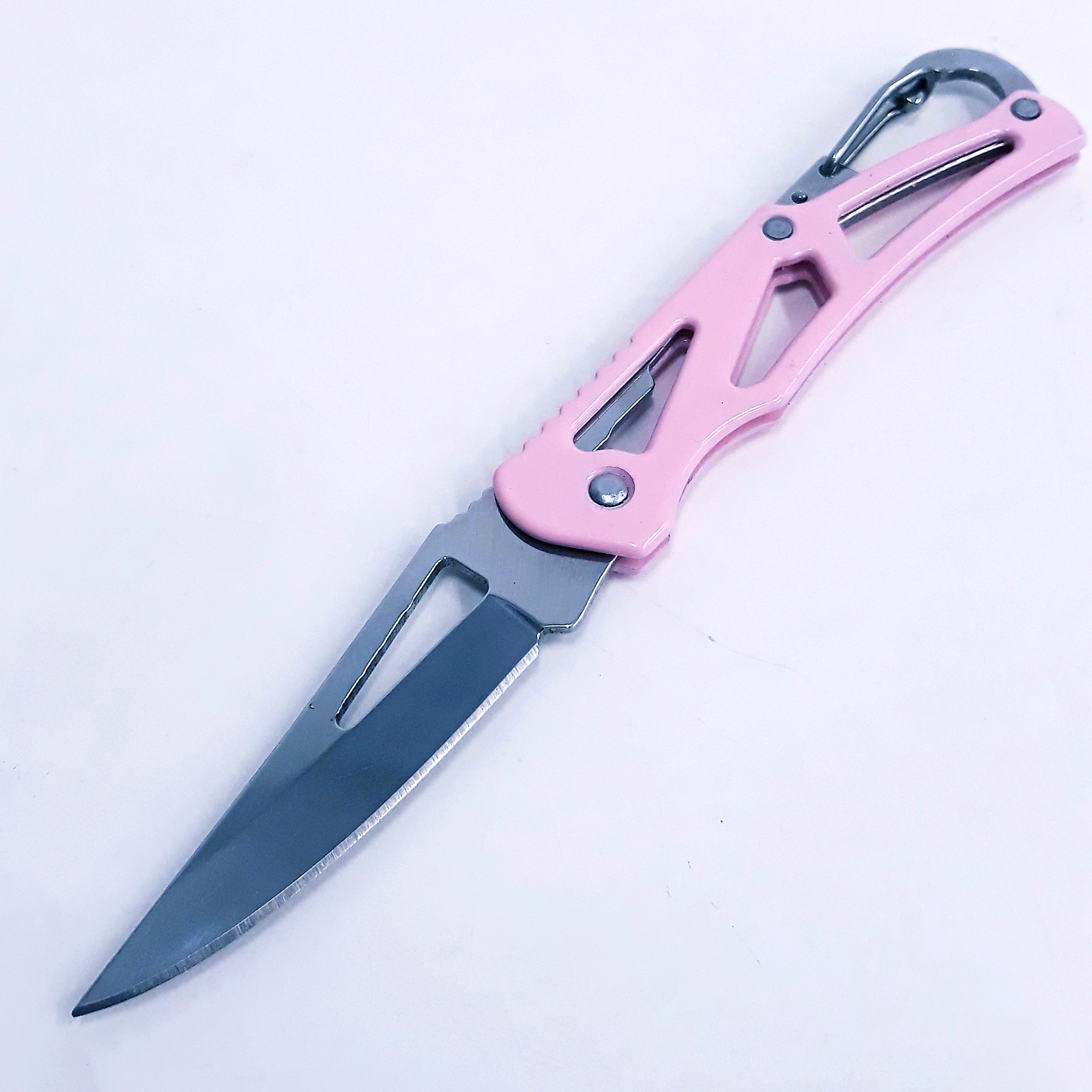 M06 Roze Compact sleutelhanger zakmes - nr. 1