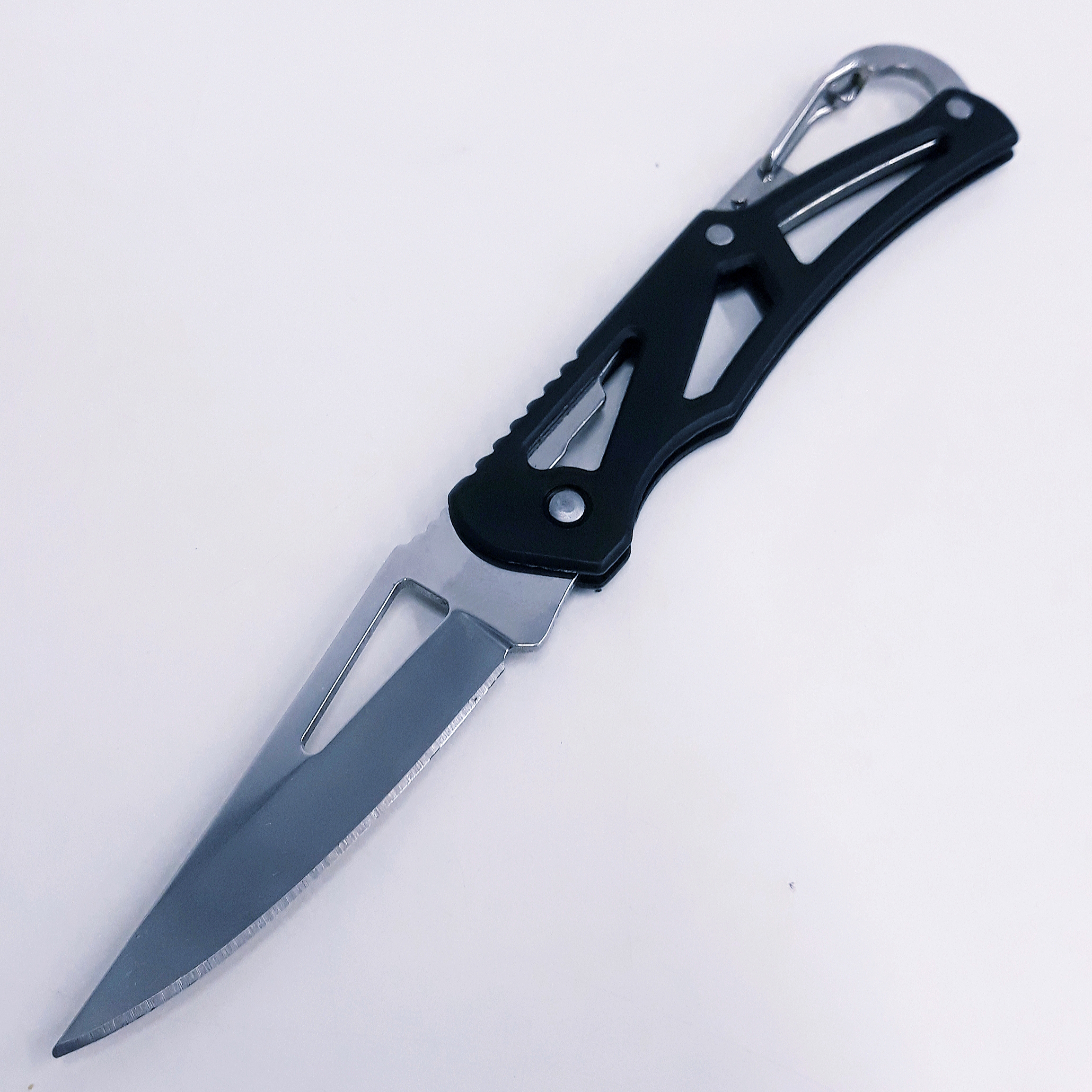 M06 Zwart Compact sleutelhanger zakmes - nr. 1