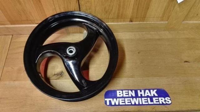 Voorwiel Velg Puch Piaggio NRG Origineel Zwart NIEUW ! - nr. 1