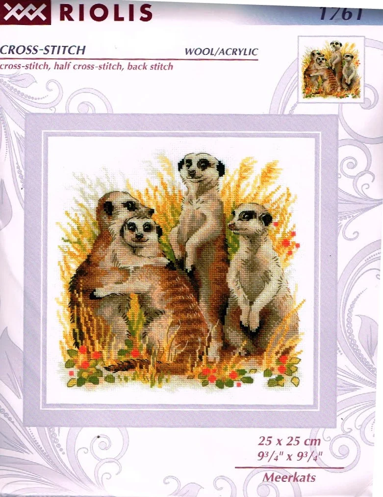 RIOLIS BORDUURPAKKET, MEERKATS, STOKSTAARTJES 1761 - nr. 1