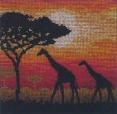Borduurpakket Maia SAVANNE GIRAFFE NIEUW ! - nr. 1