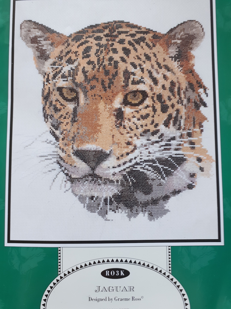 Borduurpakket JAGUAR Nieuw ! - nr. 1