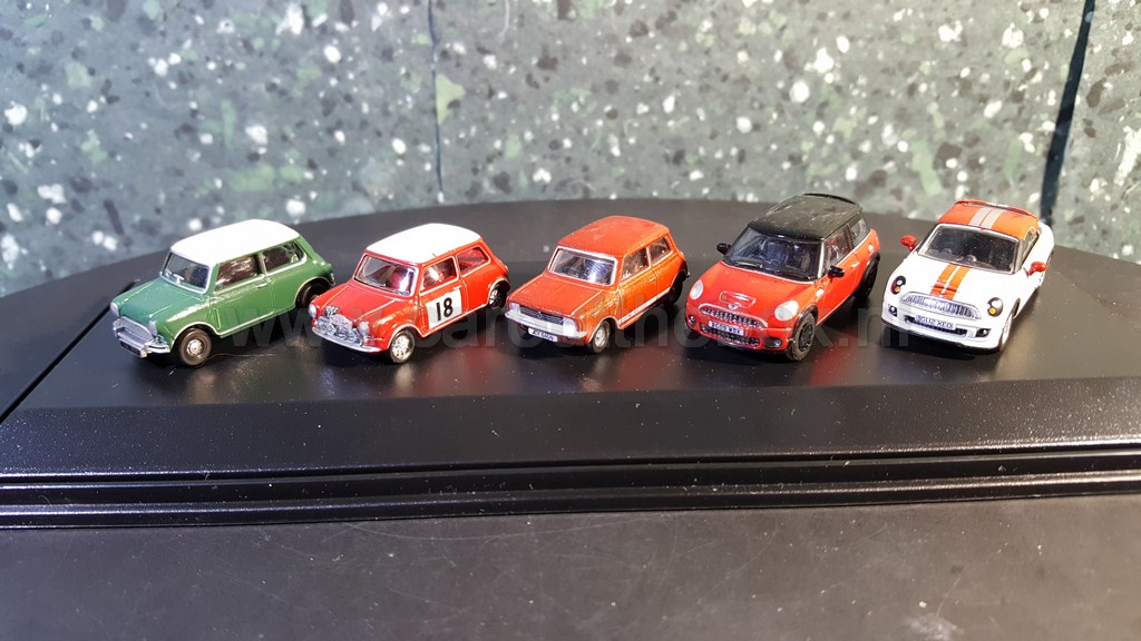 Austin MINI set 5 stuks 1:76 Oxford - nr. 1