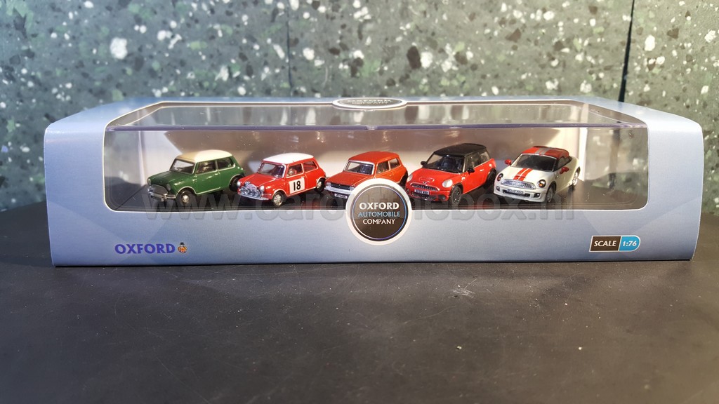 Austin MINI set 5 stuks 1:76 Oxford - Afbeelding 2