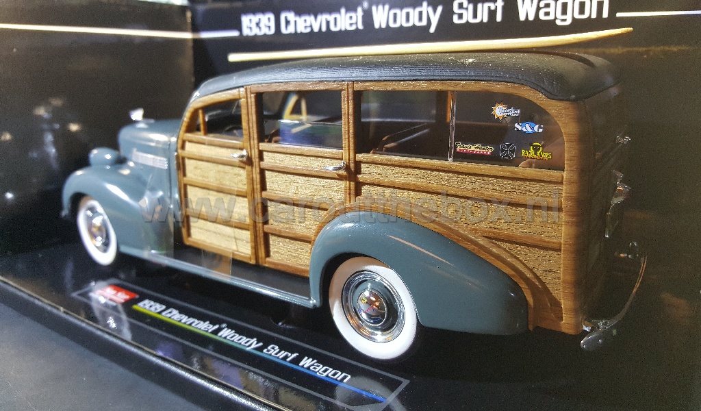 1939 Chevrolet WOODY surf wagon 1:18 Sunstar - Afbeelding 5
