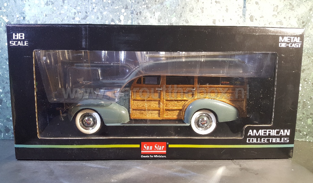 1939 Chevrolet WOODY surf wagon 1:18 Sunstar - Afbeelding 6