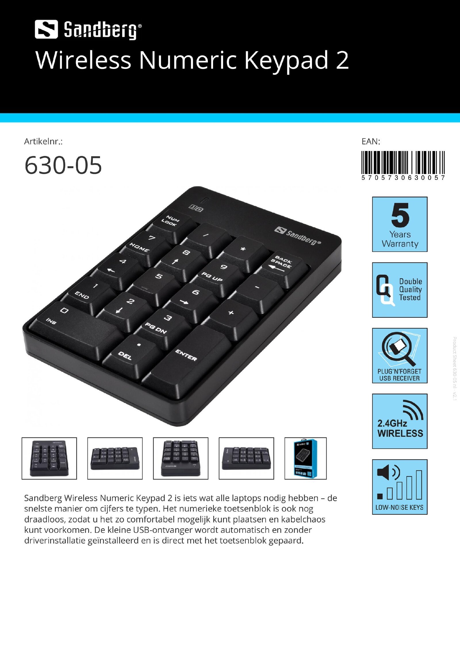 Wireless Numeric Keypad 2
