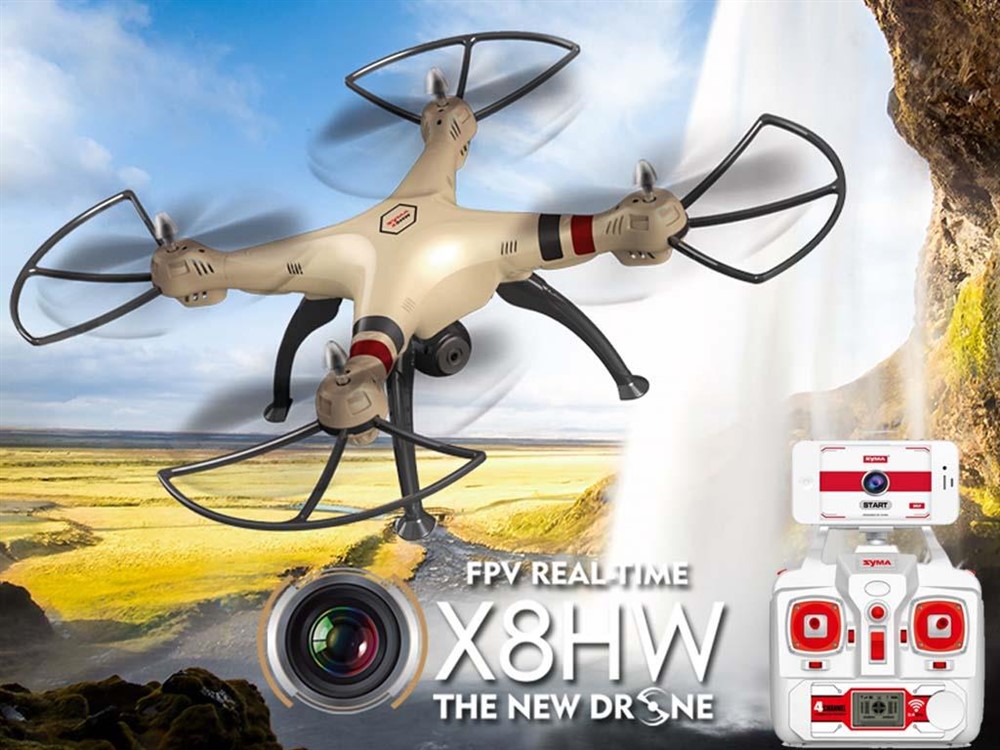 RC drone Syma x8HW quadcopter met wifi camera en FPV - Afbeelding 2