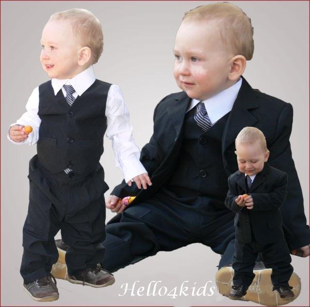 new blauw baby kostuumpje bruidsjonker kleding doop Samuel - Afbeelding 8