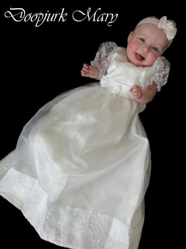 NIEUW Doop handdoek set doopkleed geboorte cadeau blauw - Afbeelding 7