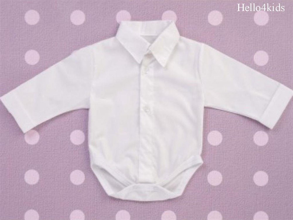 chique baby kostuumpje bruidsjonker pakje doop doopkleding bretels - Afbeelding 3