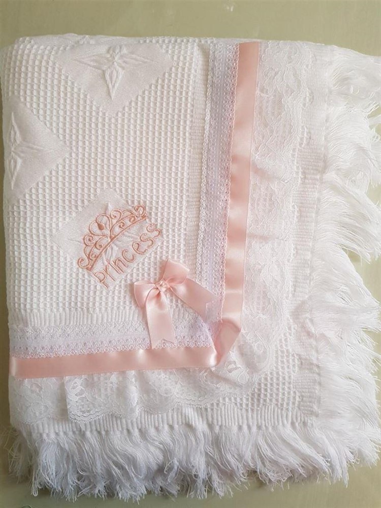 NIEUW Maxi cosi voetenzak buggy kinderwagen doop broderie - Afbeelding 6