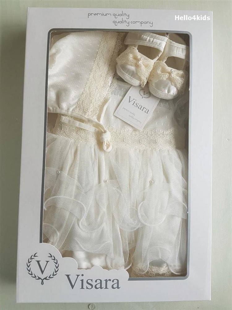 baby feestjurkje doopkleding doopjurk bruidsmeisje 301 - Afbeelding 5