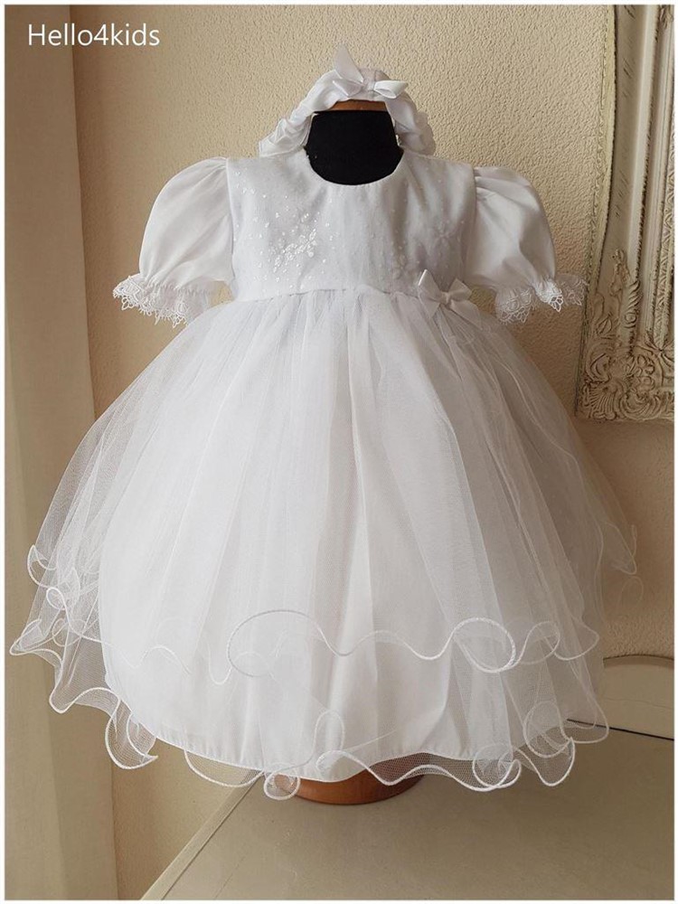 baby feestjurkje doopkleding doopjurk bruidsmeisje 301 - Afbeelding 7