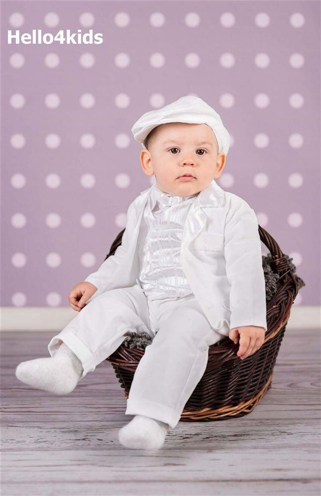 86 wit kostuumpje bruidsjonker pakje doop doopkleding Manuel - nr. 1