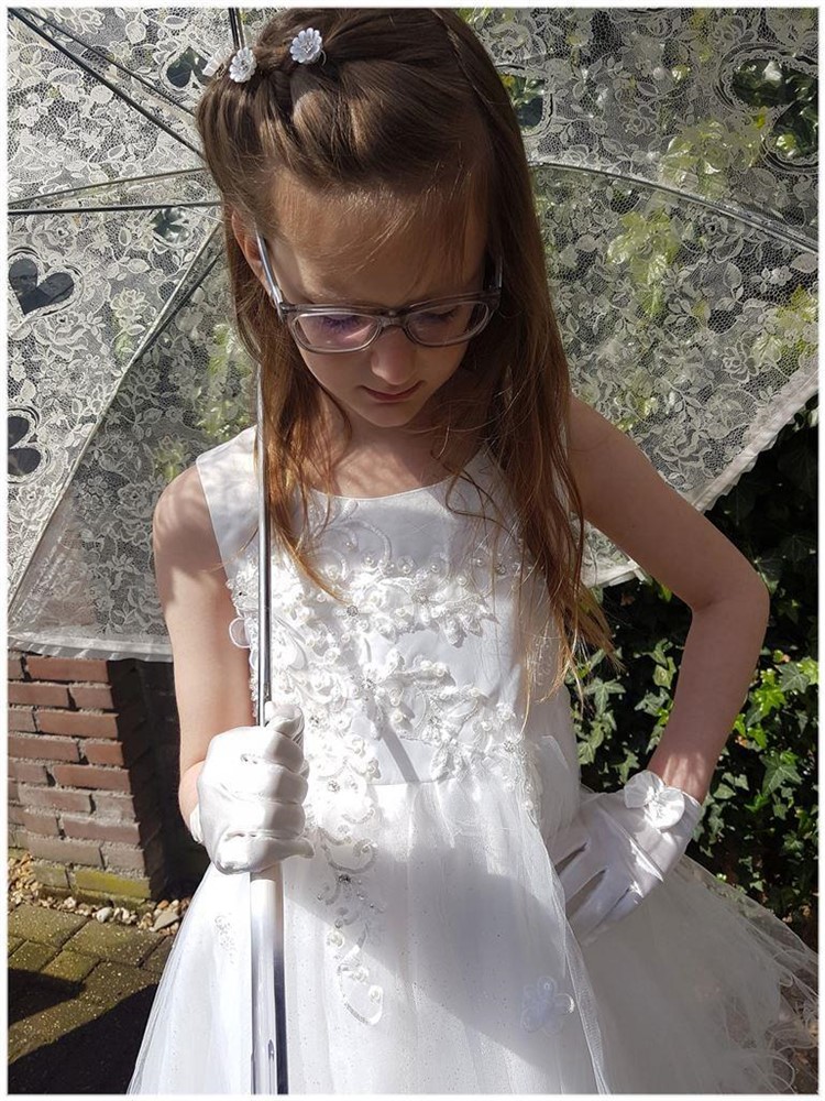 98 & 104 kleding bruidsmeisjes jurkje doop meisje Elin - Afbeelding 2