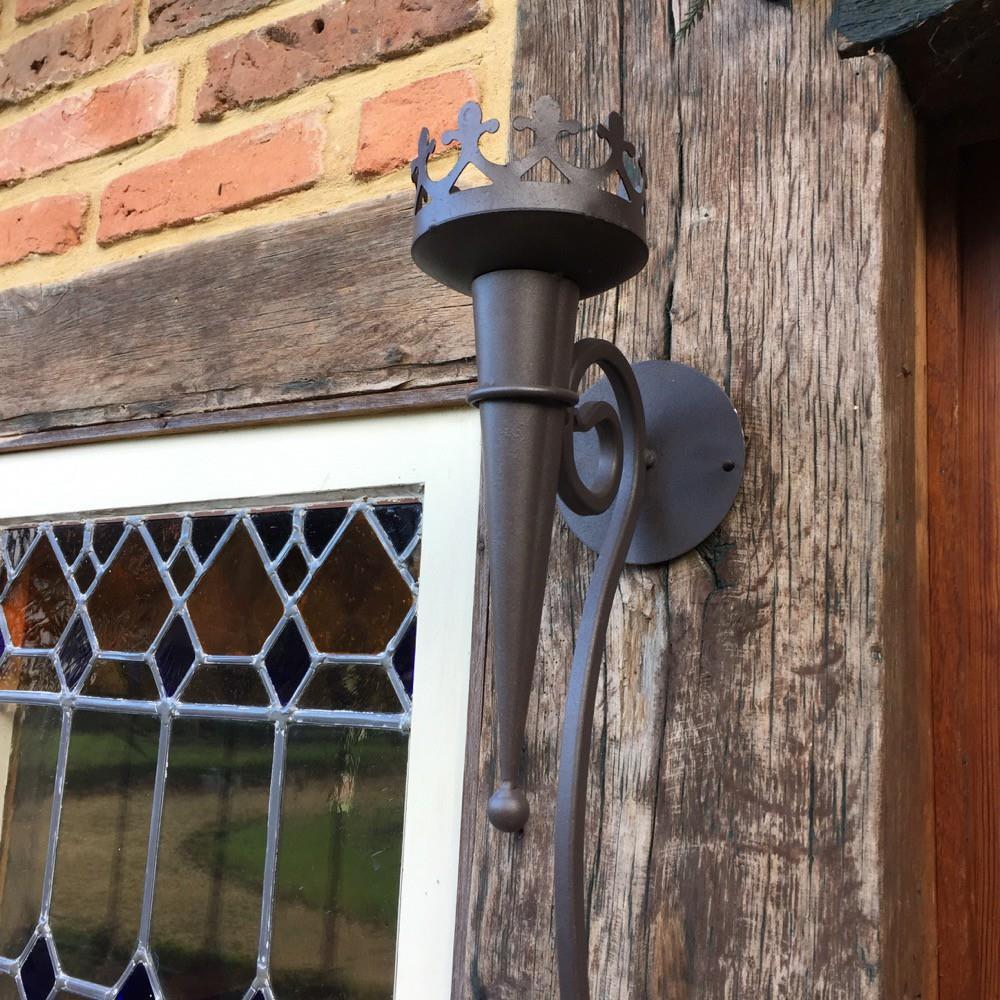 Mooie middeleeuwse fakkel - wandlamp - Afbeelding 2