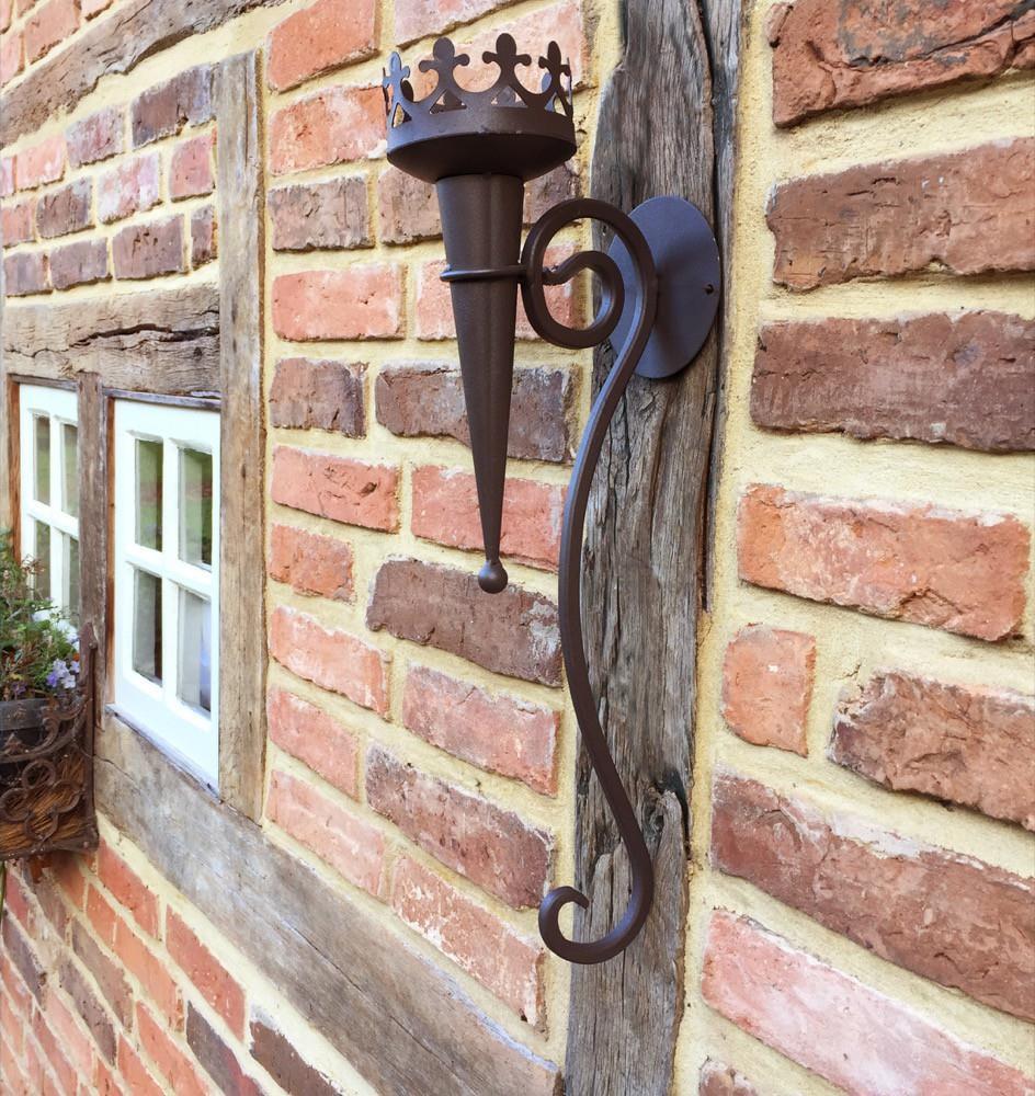 Mooie middeleeuwse fakkel - wandlamp - Afbeelding 3