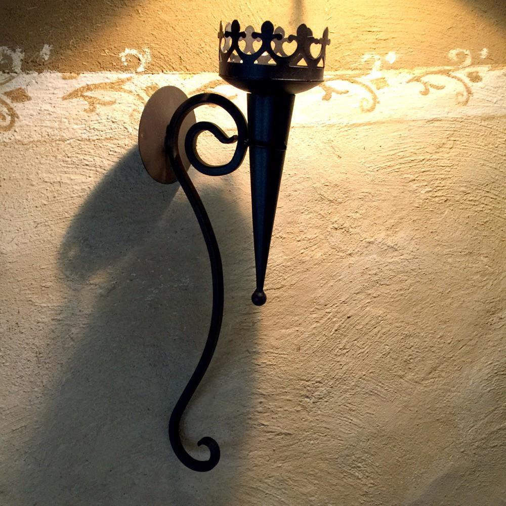 Mooie middeleeuwse fakkel - wandlamp - Afbeelding 6