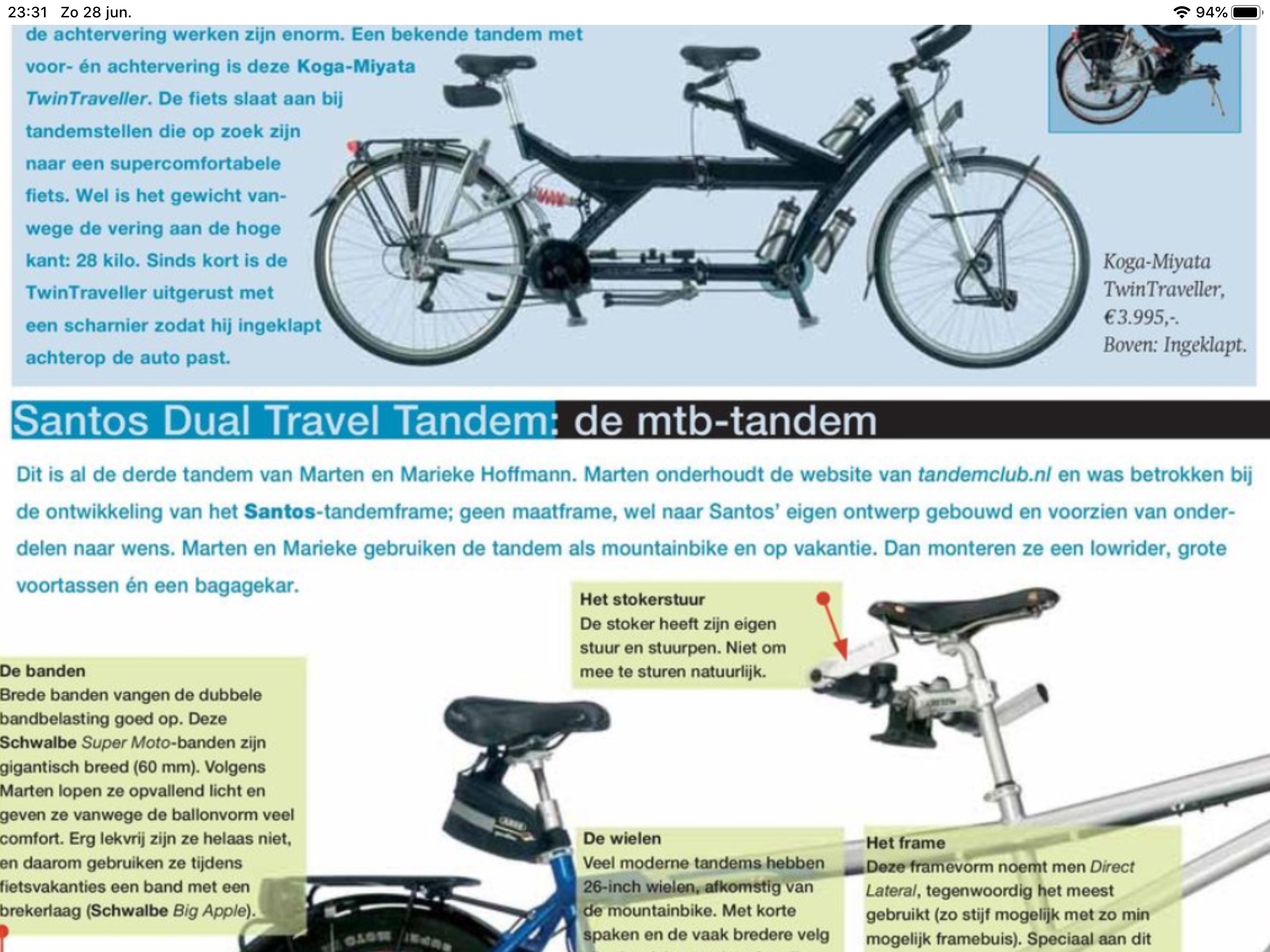 Gezocht Gevraagd Brompton Santos Flevobike Koga Flyer Fiets - Afbeelding 4