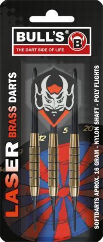 Dartpijlen BULL'S Laser Softtip darts 16 gram - nr. 1
