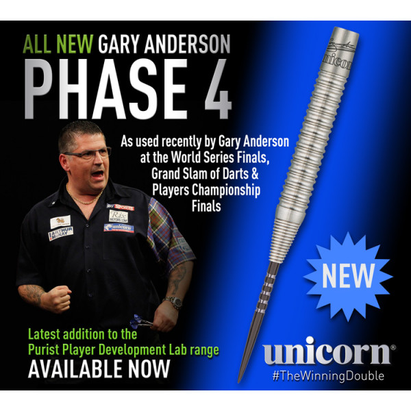 Dartpijlen Unicorn WC purist Gary Anderson phase 4 90 % - Afbeelding 4