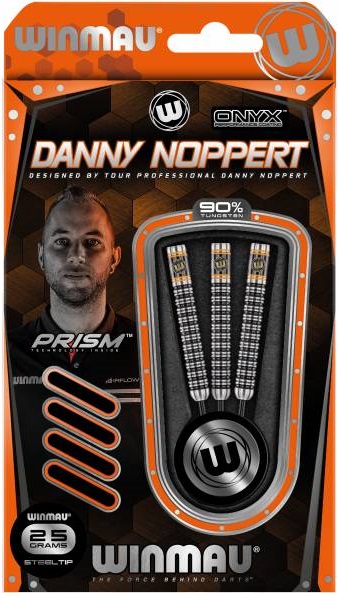 Dartpijlen Winmau Danny Noppert Onyx Coating 90% tungsten - nr. 1