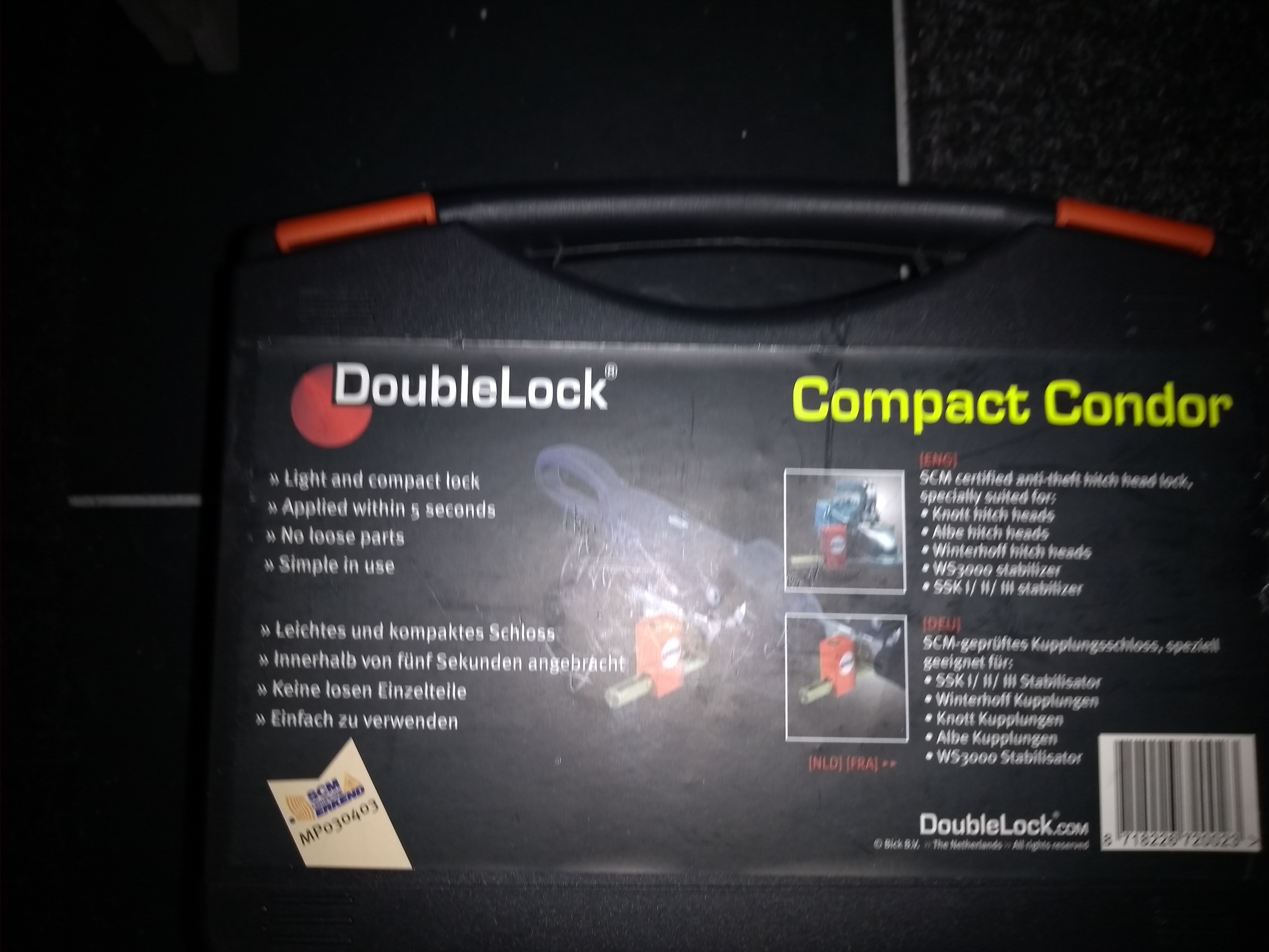 Disselslot Doublelock Condor SCM (Knott, Albe, Winterhof) - nr. 1