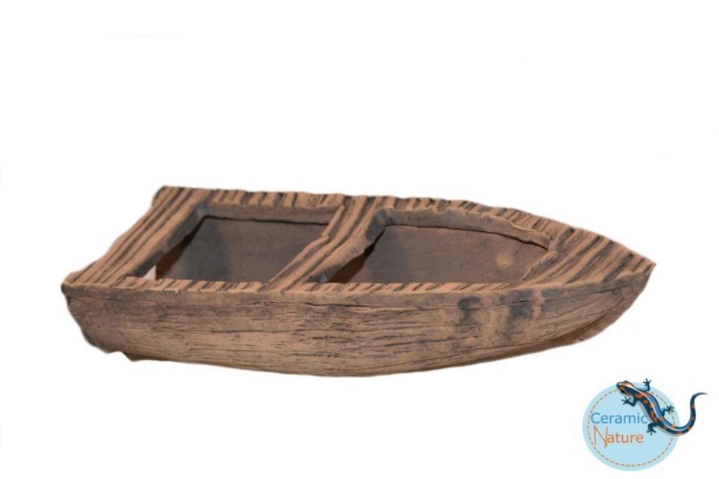 Keramische Boot decoratie voor aquarium of terrarium! - nr. 1