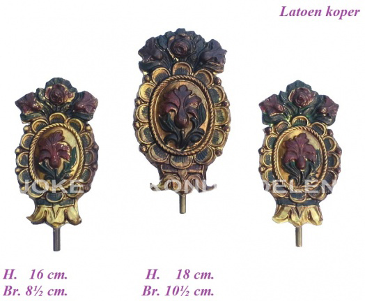 = 3 Schildjes Friese staartklok =31669